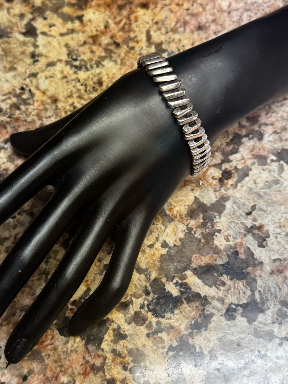 JILL PLATNER PEZ Handcrafted Sterling Silver Bracelet -